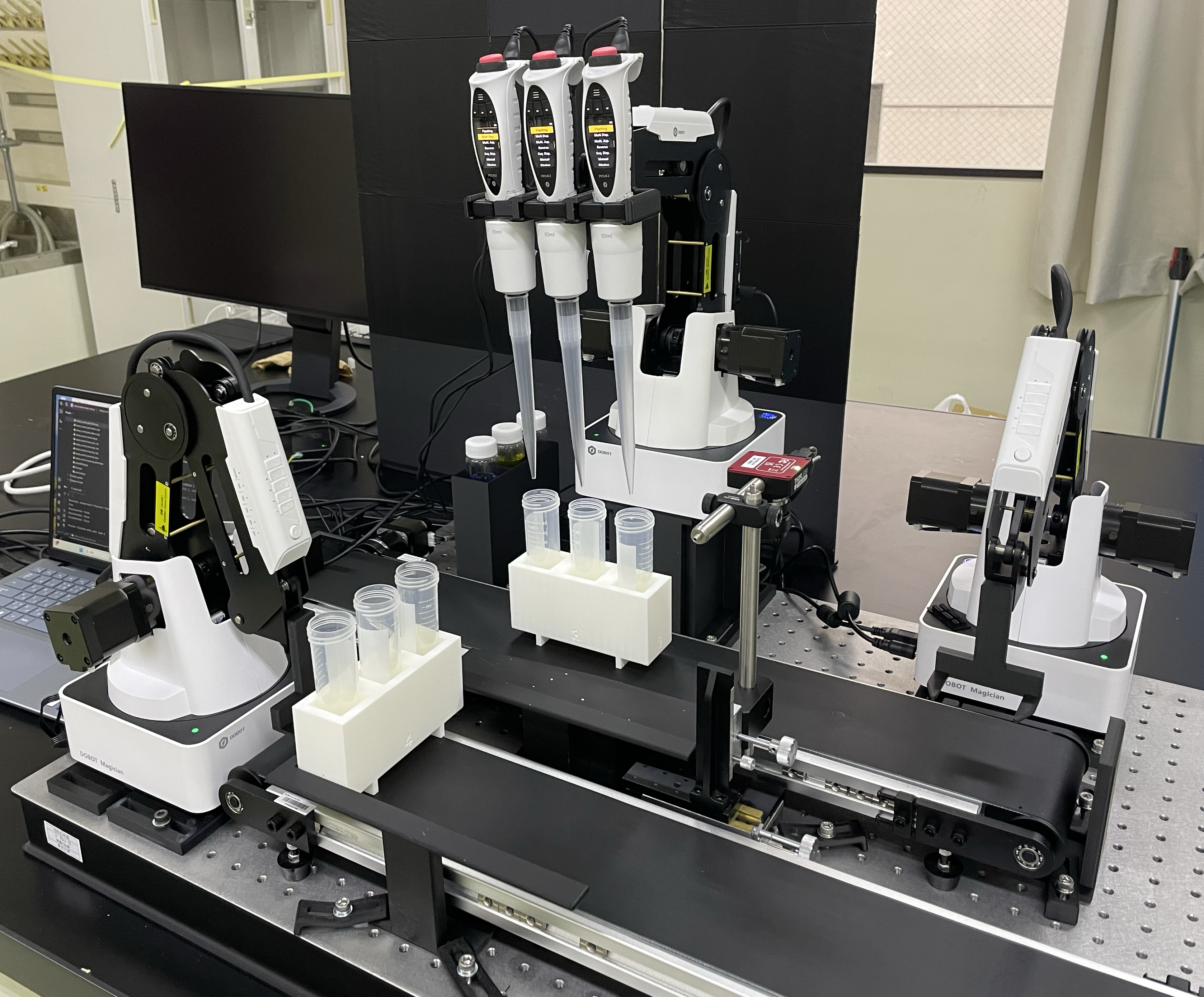低コスト実験自動化装置の全体システム